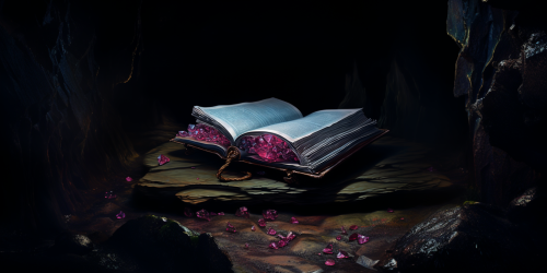 marketing_madness_77253_old_book_dark_cave_realistic_anamorphic_393df2ad-834b-4be8-83f1-061b79c29cc6